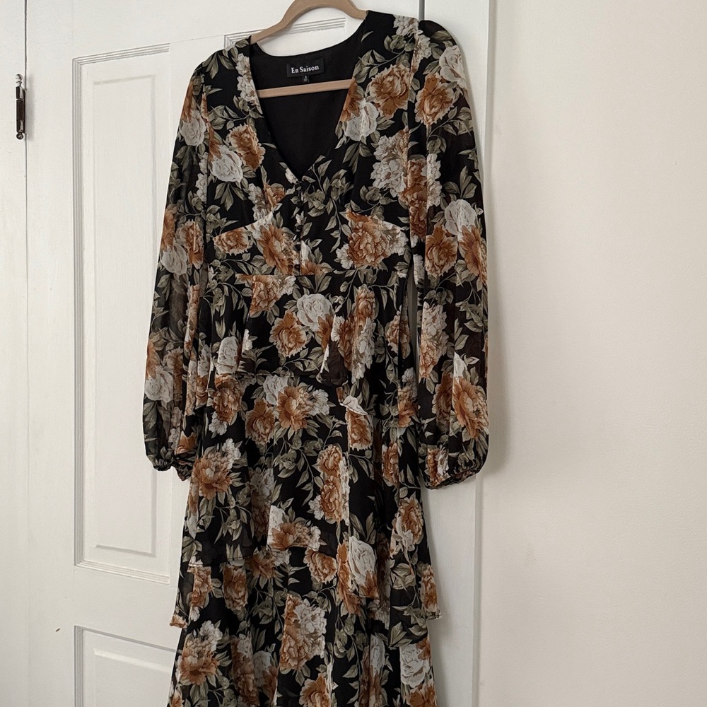En Saison floral dress